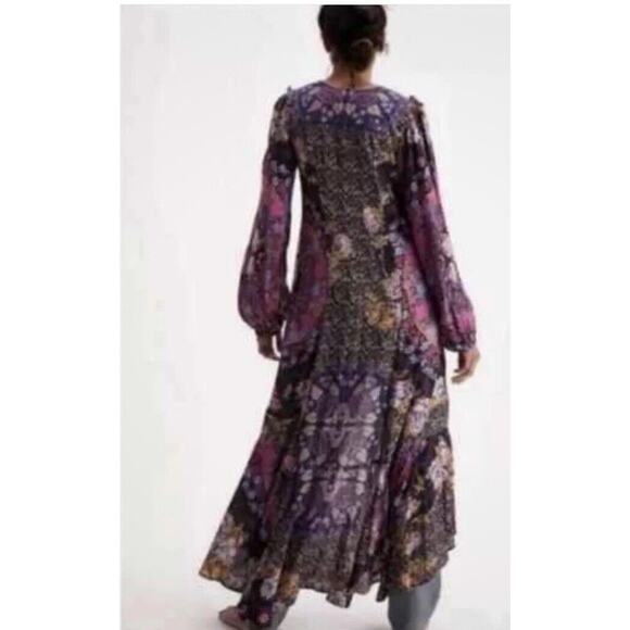 New Free People Marais Printed Midi Dress/Duster w/ Slip  Sz: XS - NWOT Ret$168 - Picture 6 of 8